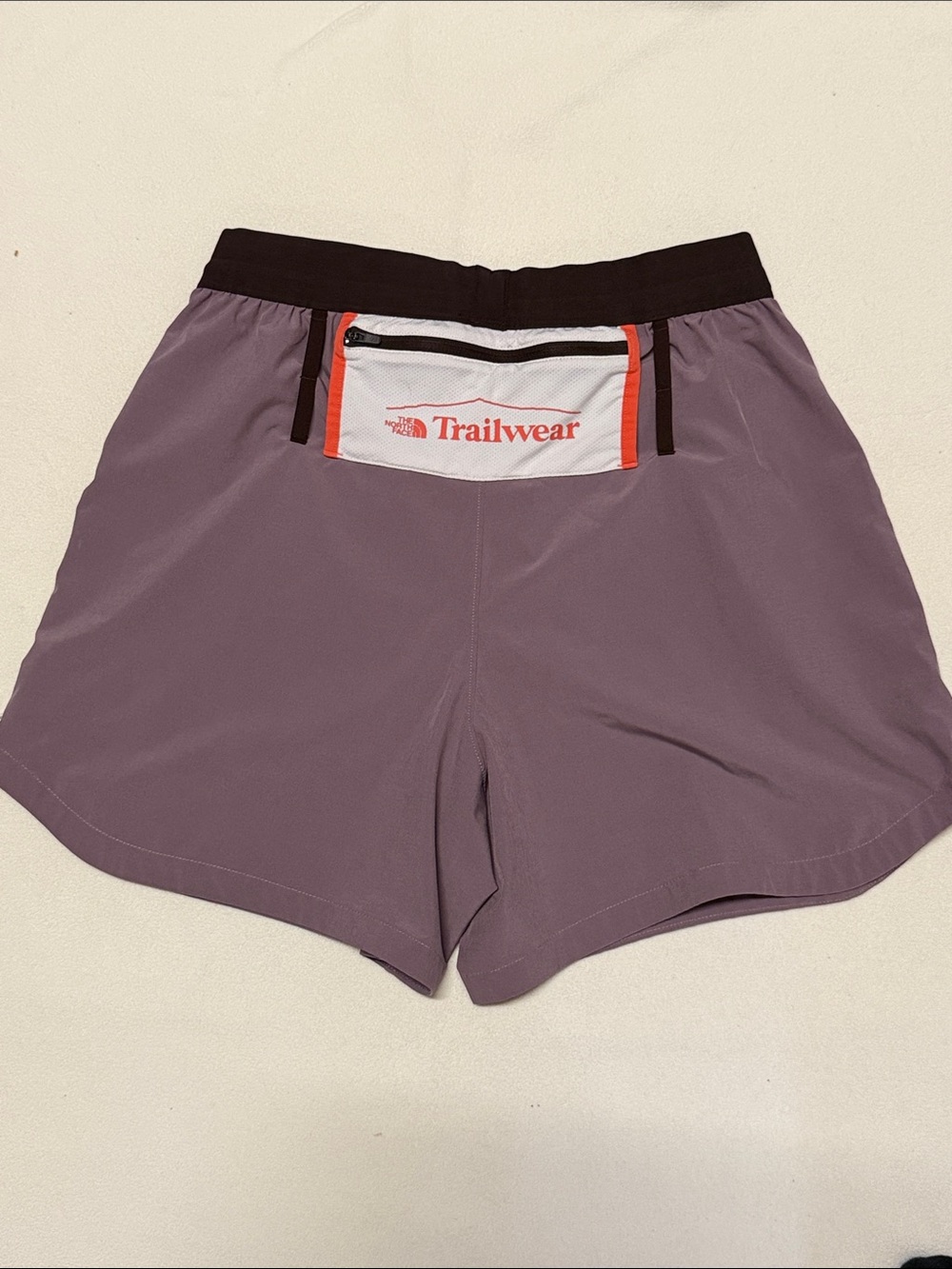 The North Face Lavender Running Shorts with Black Waistband - Picture 2 of 3